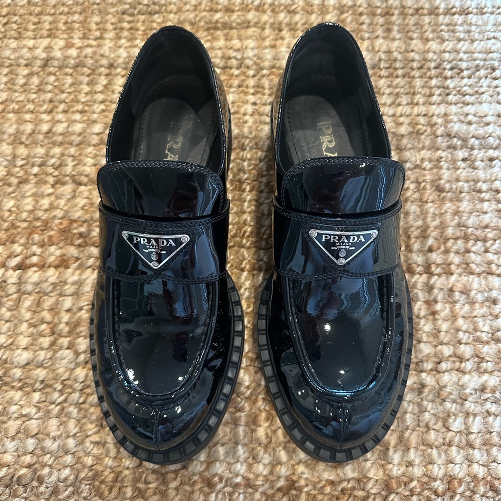 Prada Black Loafers